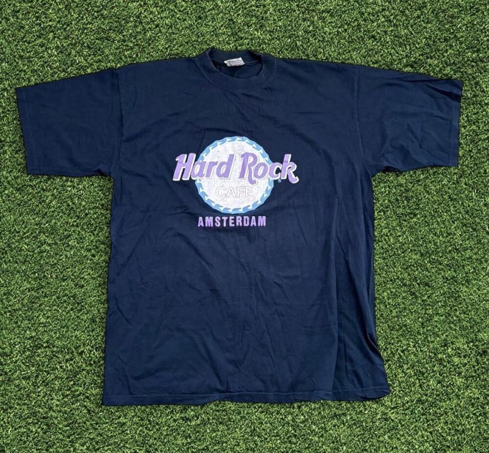 vintage hard rock cafe amsterdam shirt